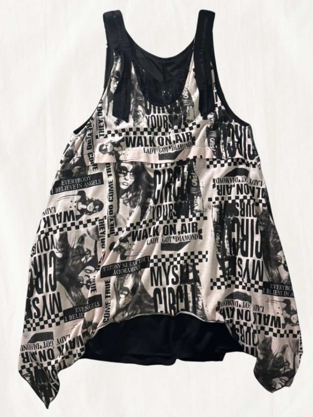 Graphic Print Sleeveless Dress (No Brand Tags) - Picture 1 of 3